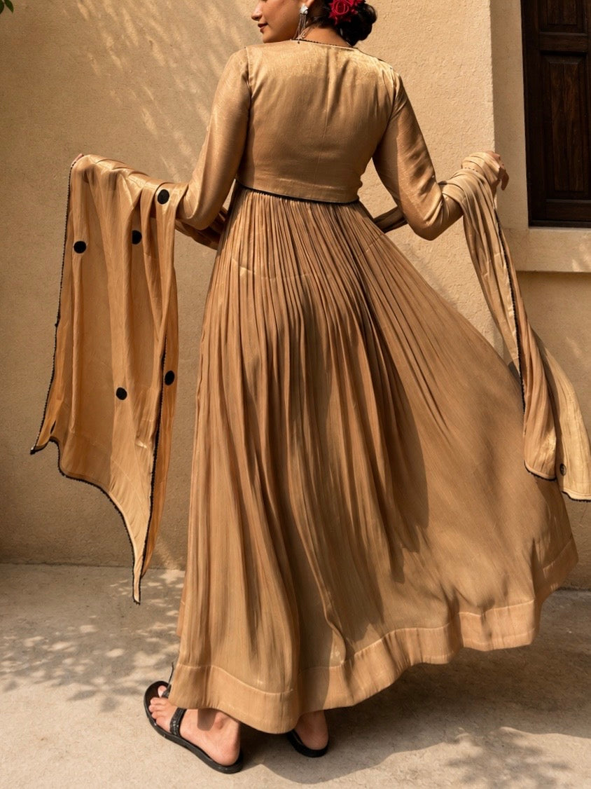 The Golden Hour Anarkali Set