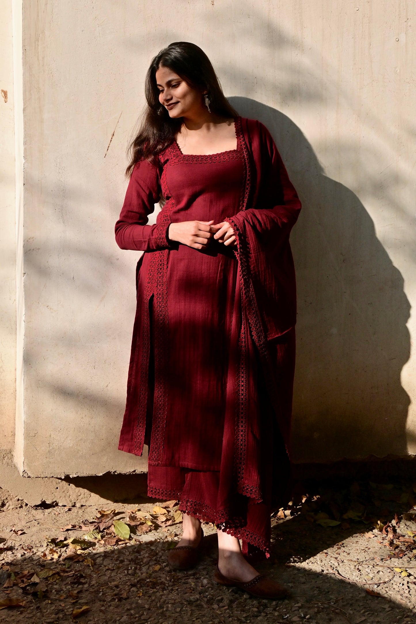 Gulaab-e-Noor Suit Set (Full Sleeves)