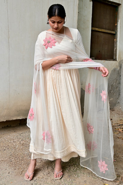 Blush Symphony Suit Set (With sleeves)