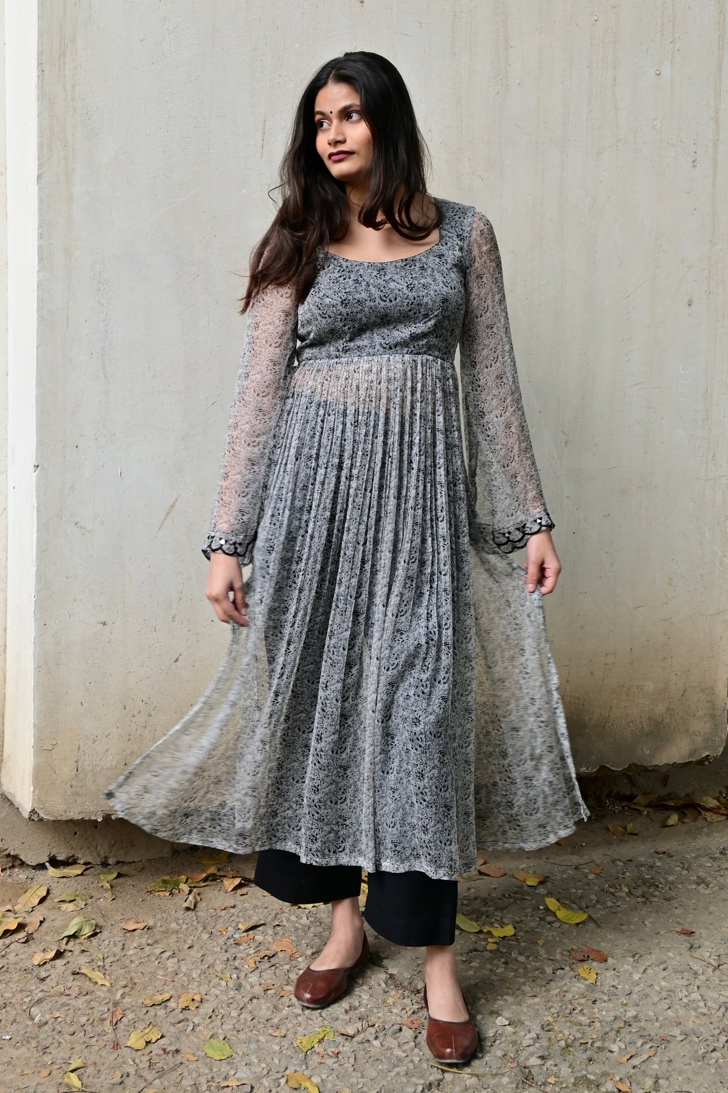 Grey Wisper Suit Set
