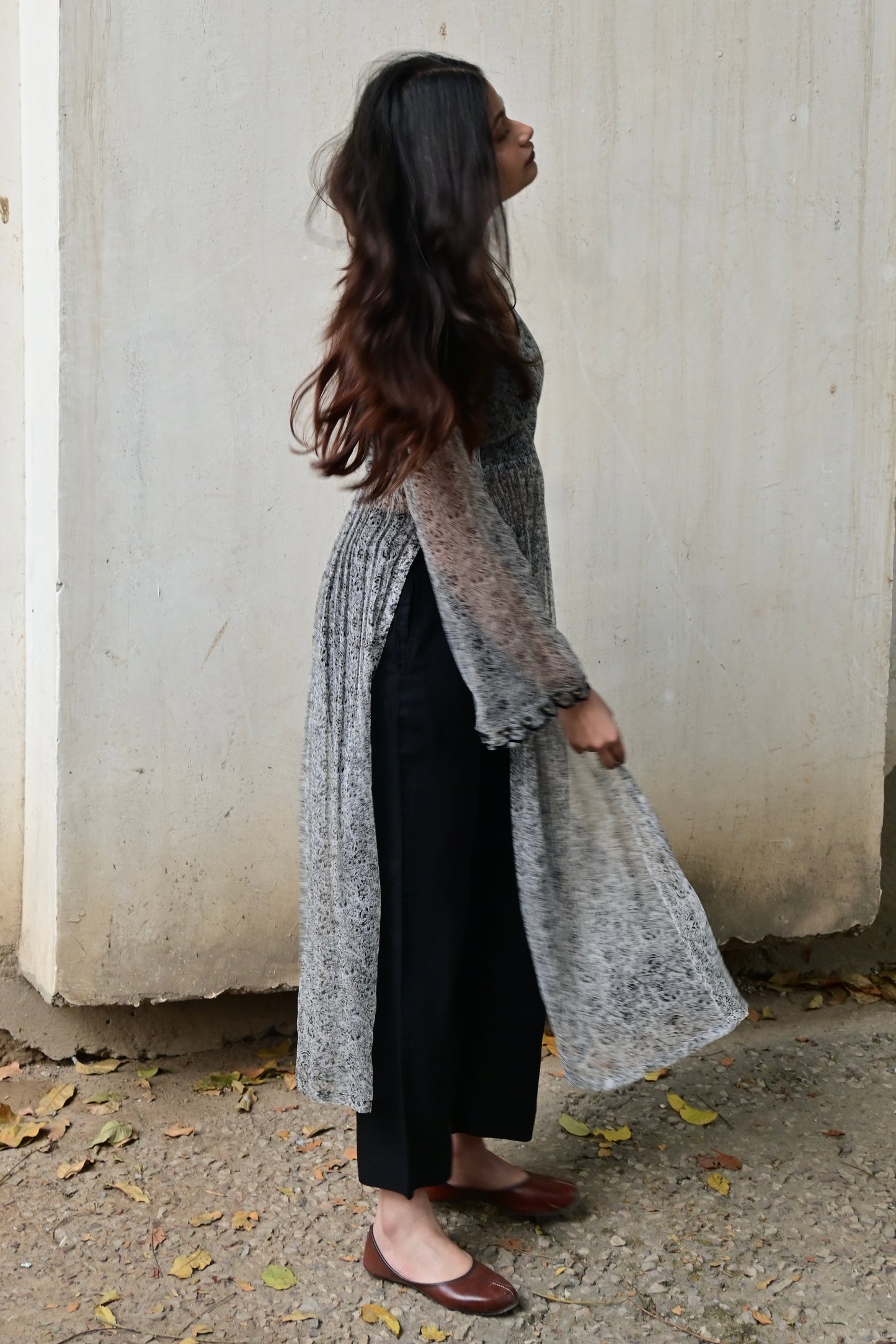 Grey Wisper Suit Set