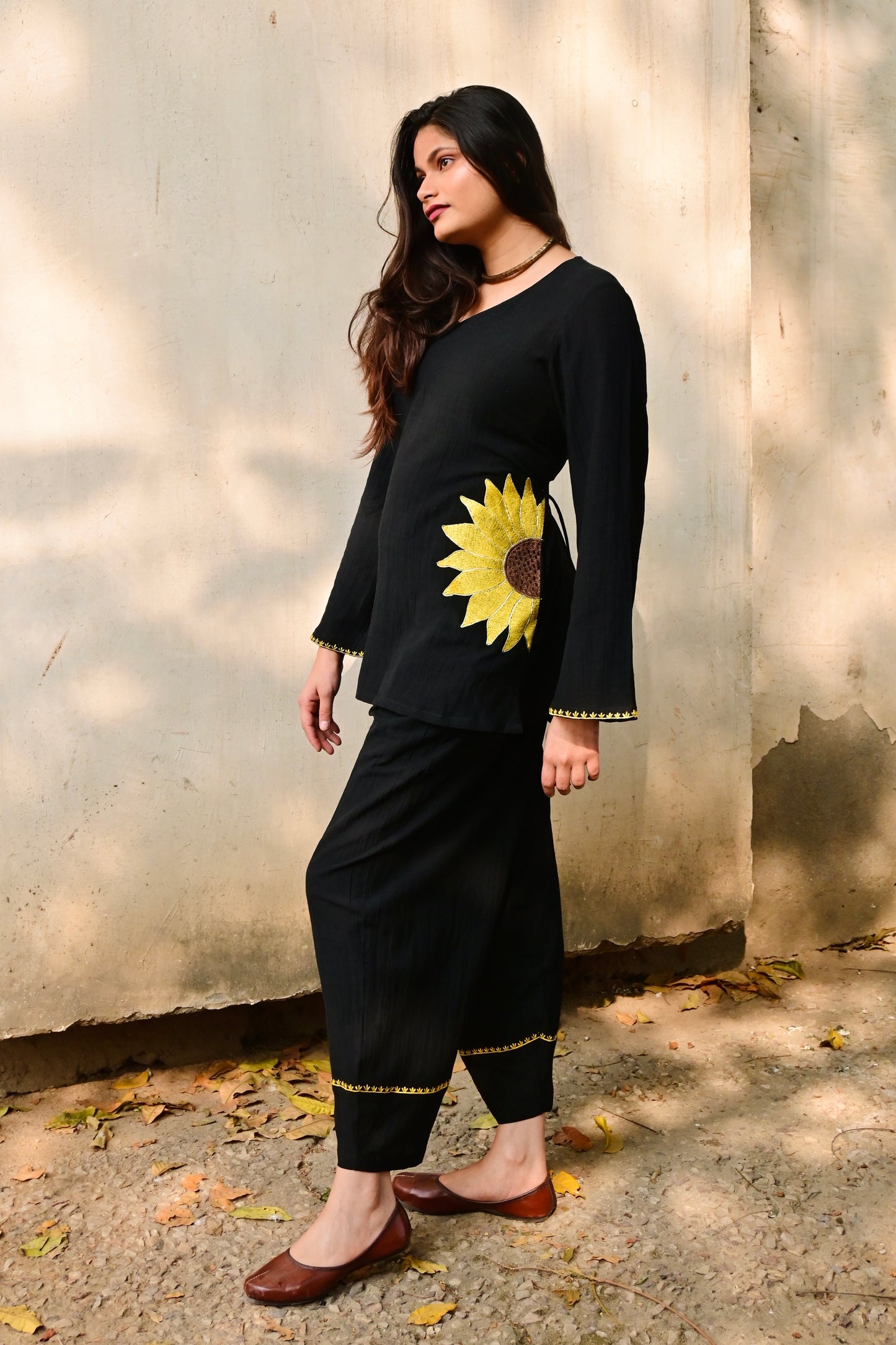 Ebony Sunflower Co-Ord Set