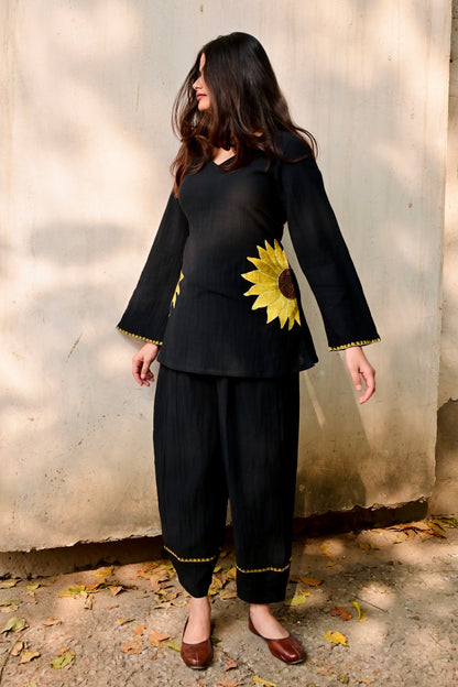 Ebony Sunflower Co-Ord Set