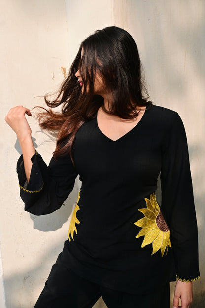 Ebony Sunflower Co-Ord Set