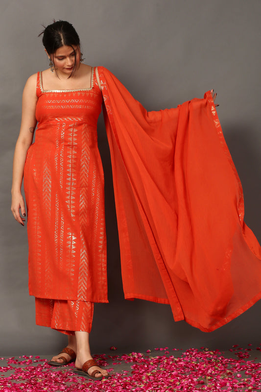 Golden Hour Suit Set (Sleeveless)