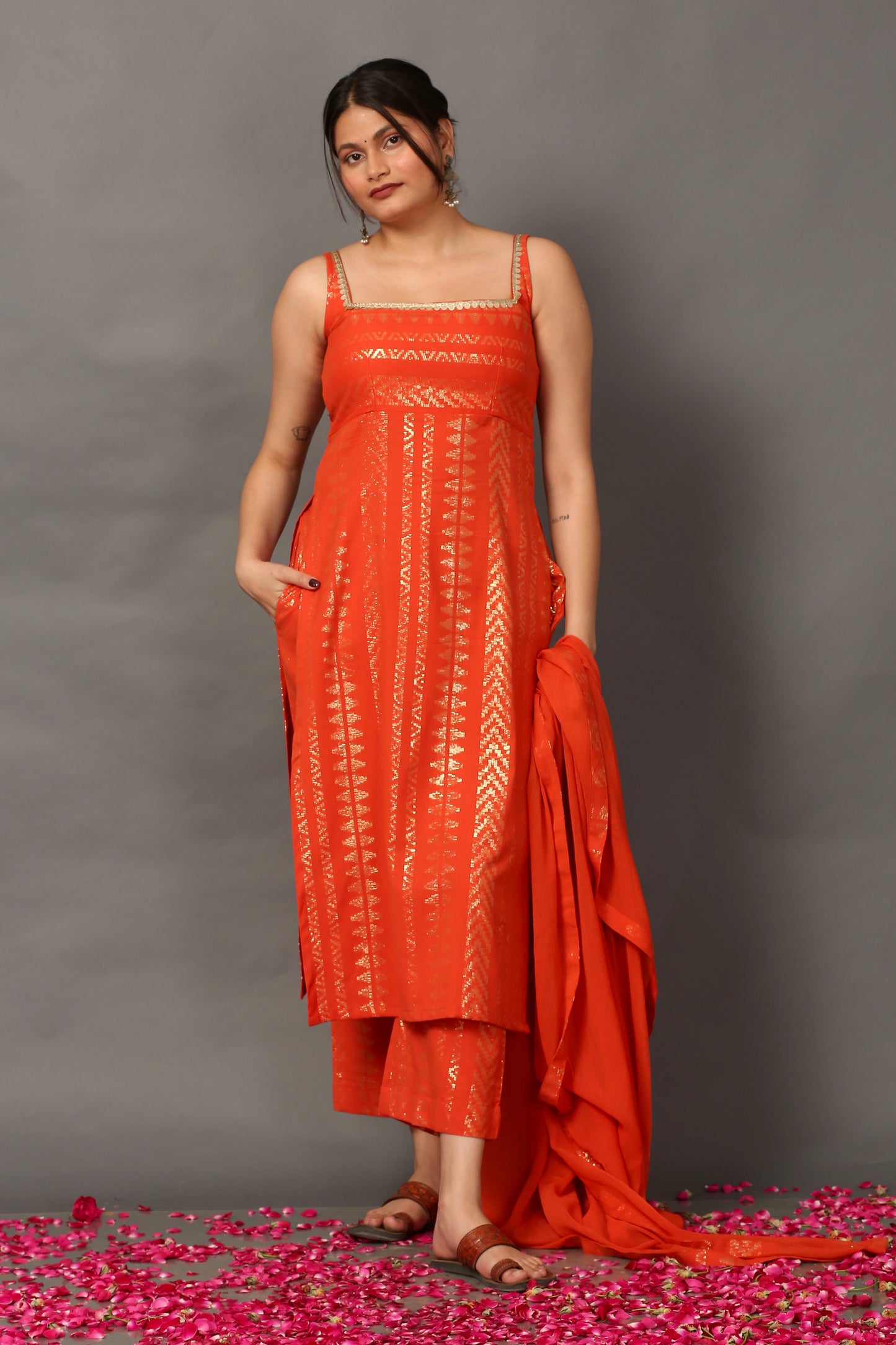 Golden Hour Suit Set (Sleeveless)