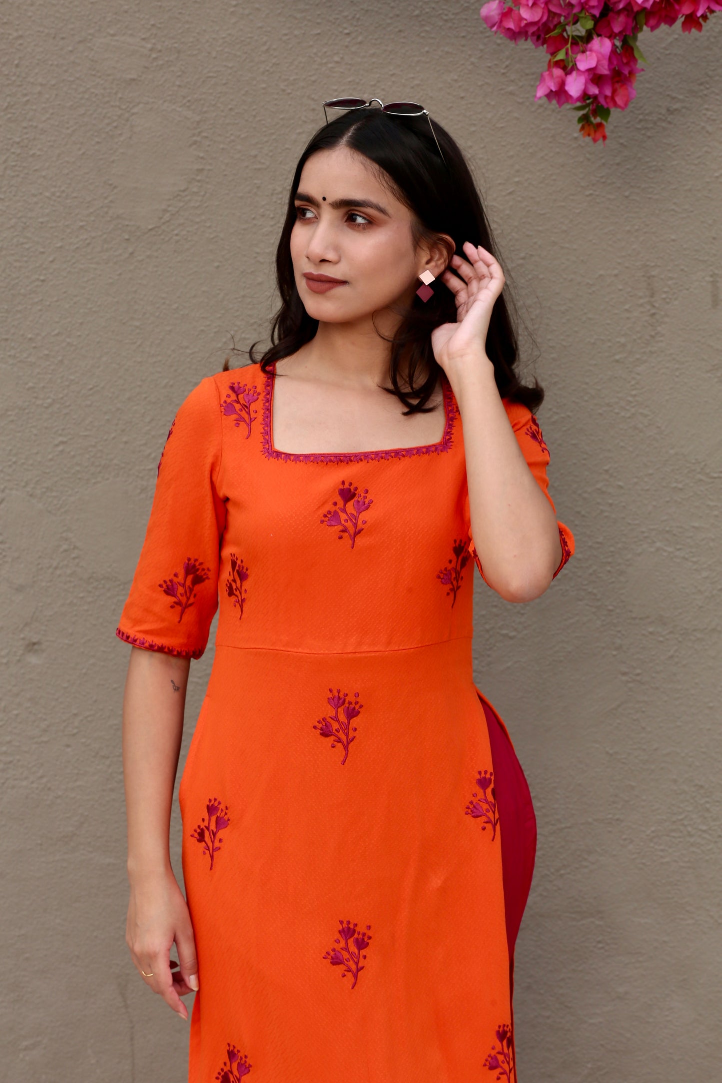 Tangerine blossom set