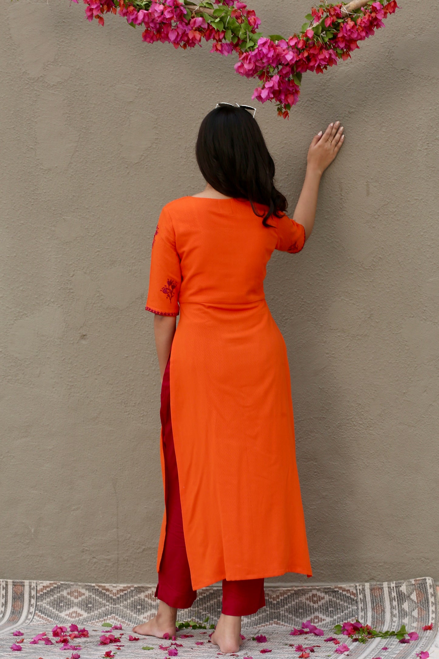 Tangerine blossom set