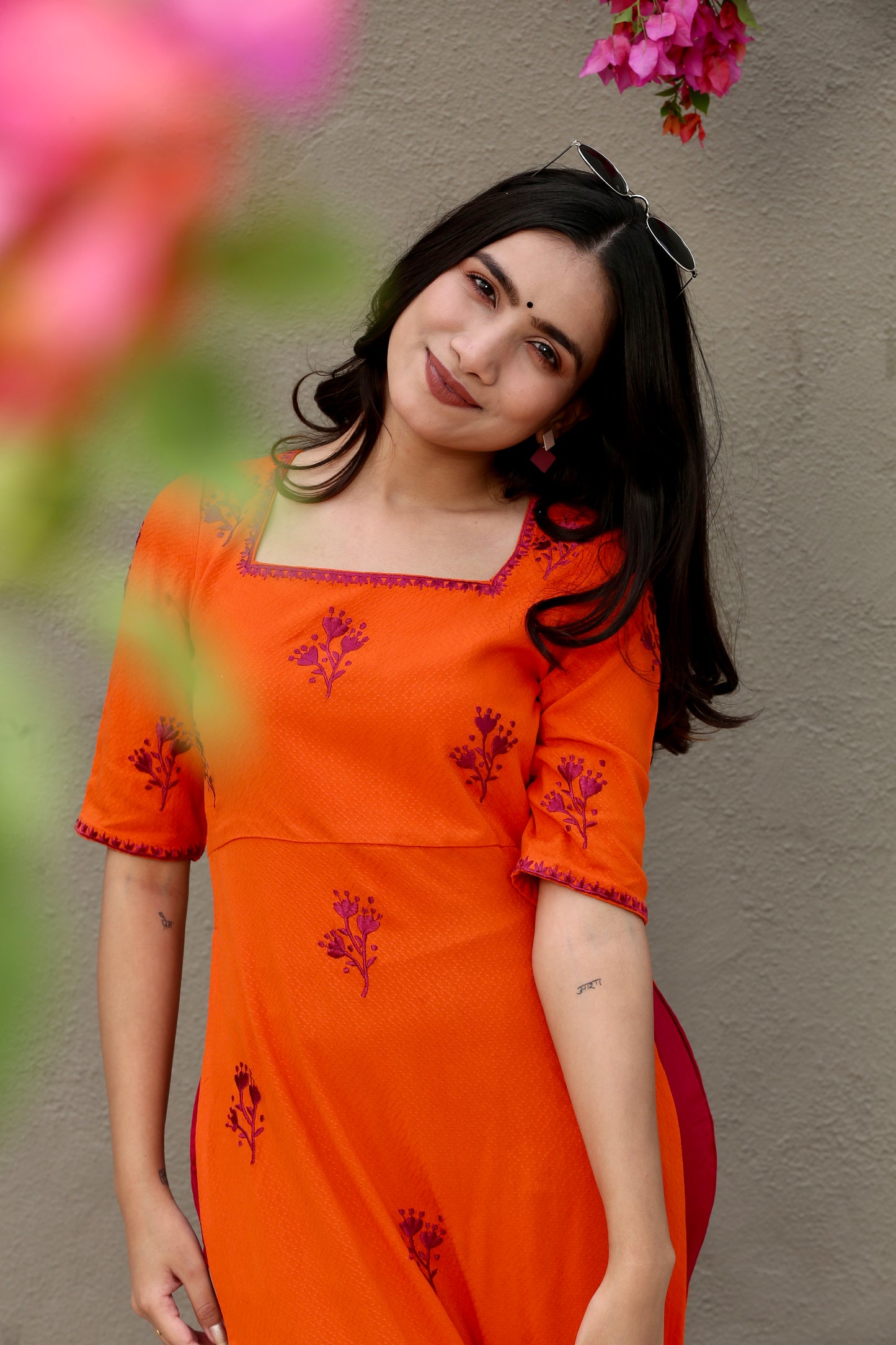 Tangerine blossom set