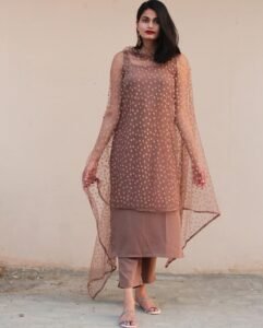 coffee brown kurti