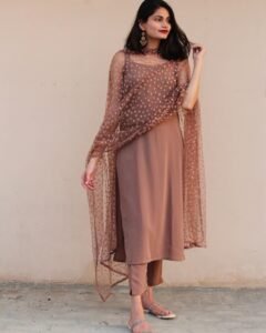 coffee brown kurti